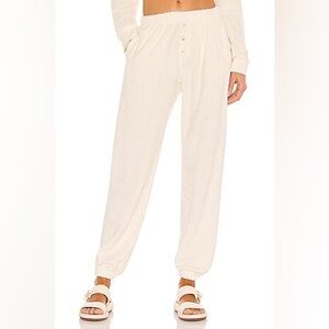 DONNI. Soft Pink Knit Pants